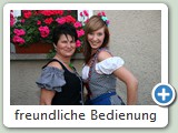freundliche Bedienung