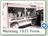Markttag 1935 Firmengründer Max und Anna Gemeinhardt, Rosa Gemeinhardt